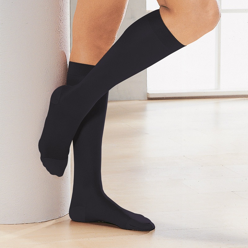 Steunkniekous 70 den. zwart