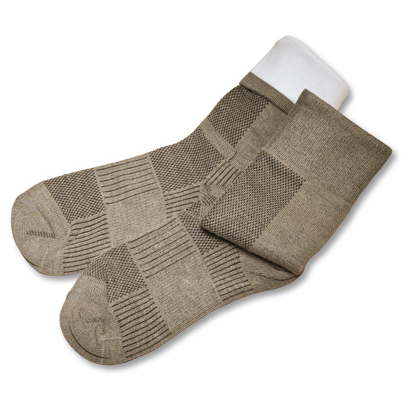 Anti blaren vrijetijdssokken khaki